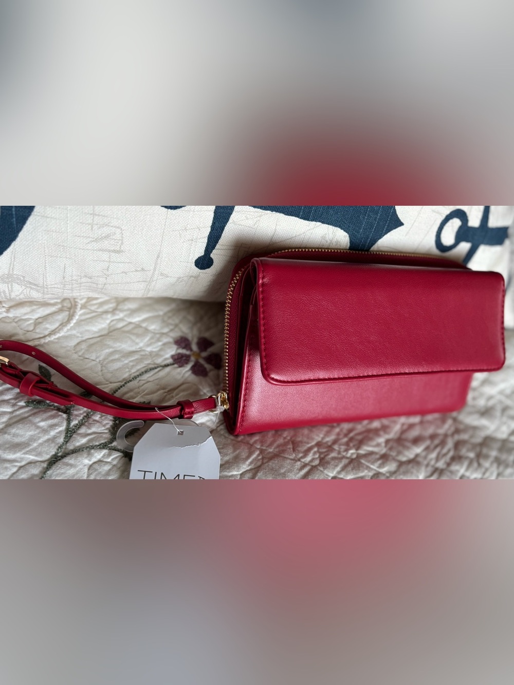 Time & Tru Red Wristlet Wallet | NWT *